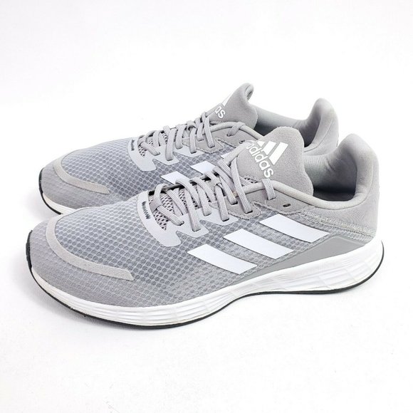 adidas Duramo SL Mens 9.5 Shoes Running Training Athletic Sneakers Gray FW8677 - Picture 7 of 11